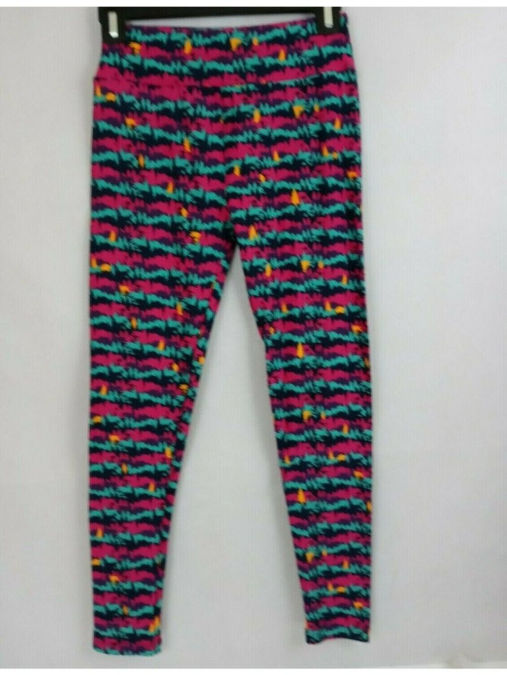 New LuLaRoe One Size Leggings Turquoise, Purple, Pink, & Orange Beautiful Design